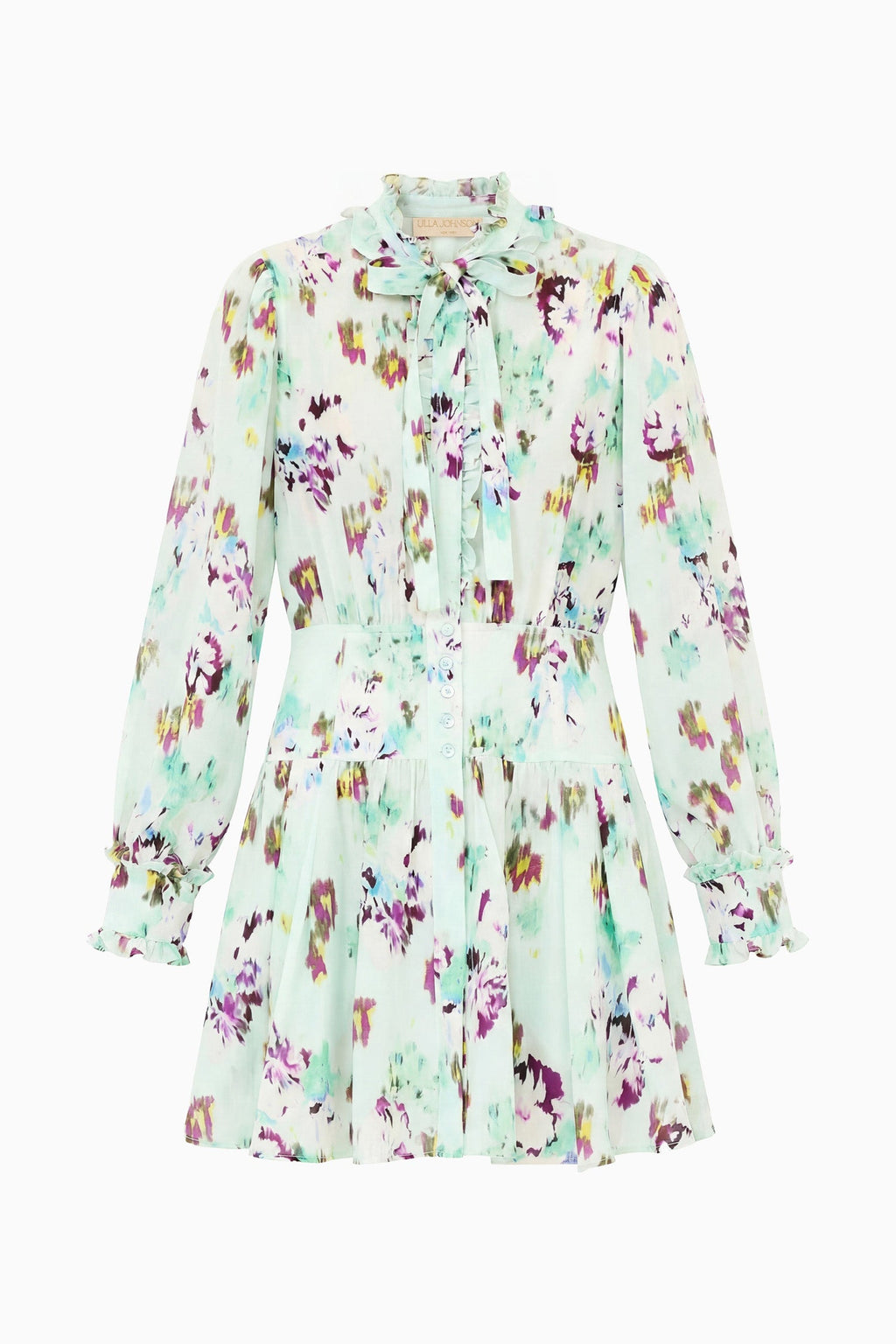 Viola Silk Mini Dress - Oasis