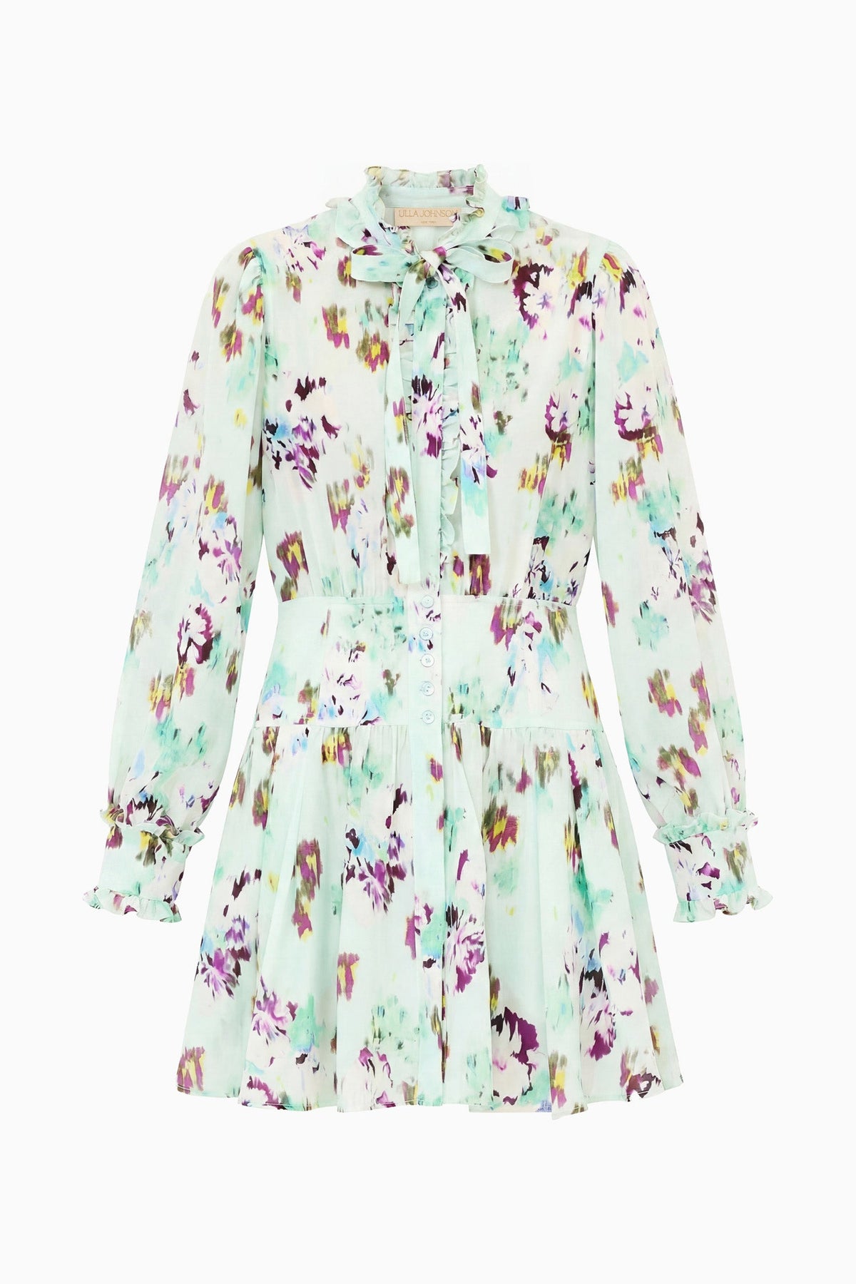 Viola Silk Mini Dress - Oasis