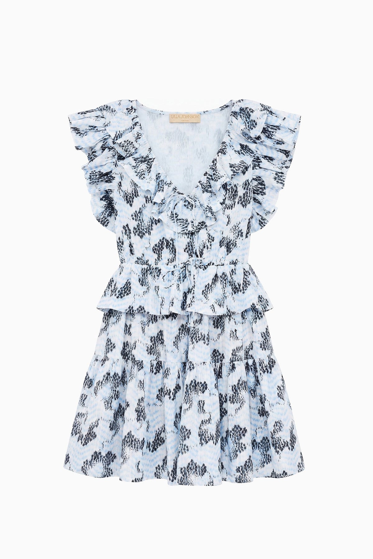 Celie Cotton Mini Dress - Ciel