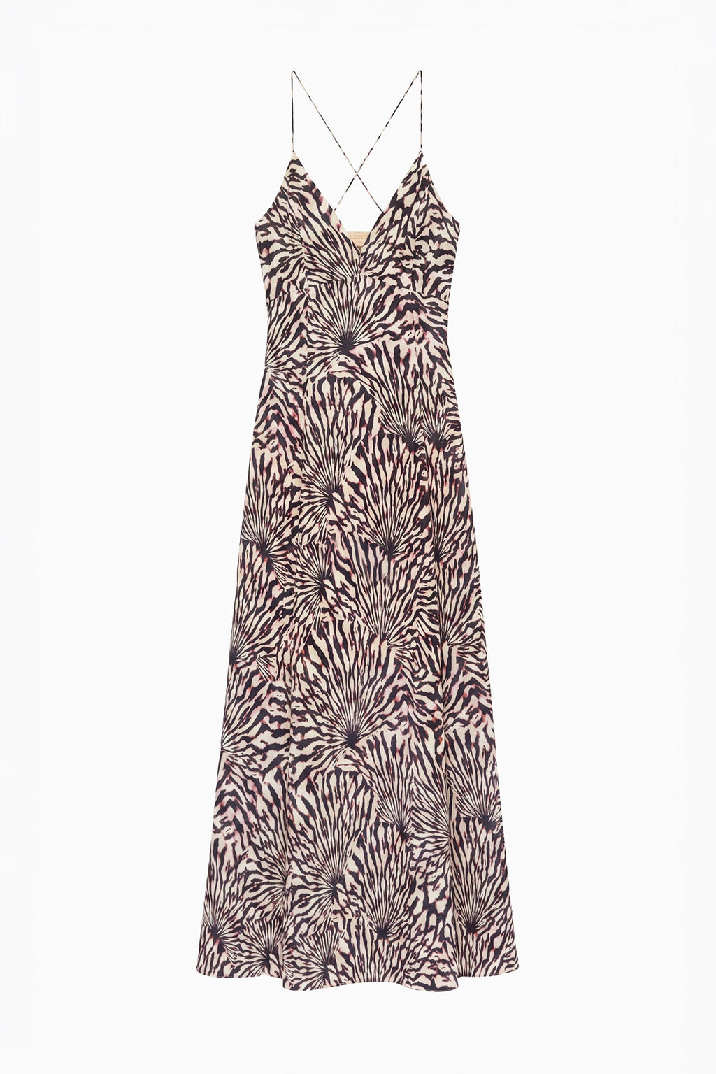 Oriana Satin Dress - Rhodonite