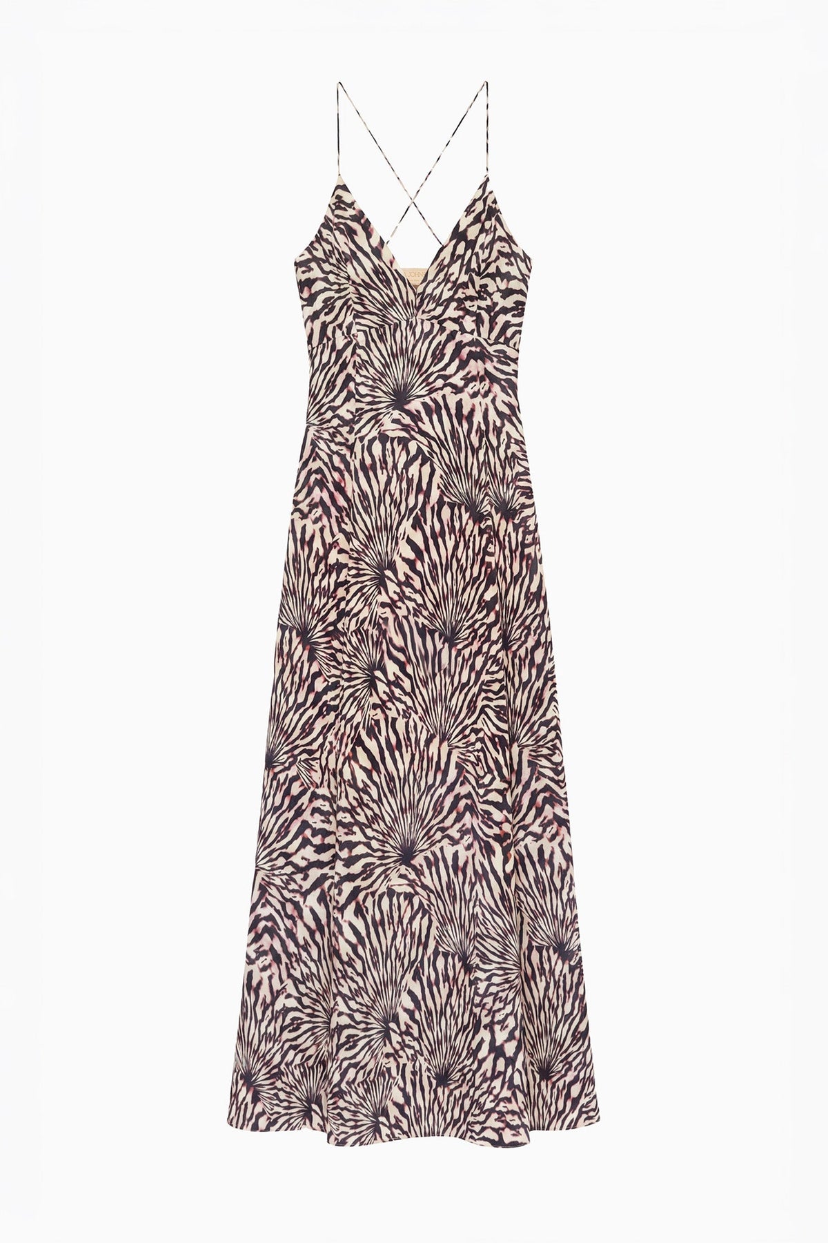 Oriana Satin Dress - Rhodonite