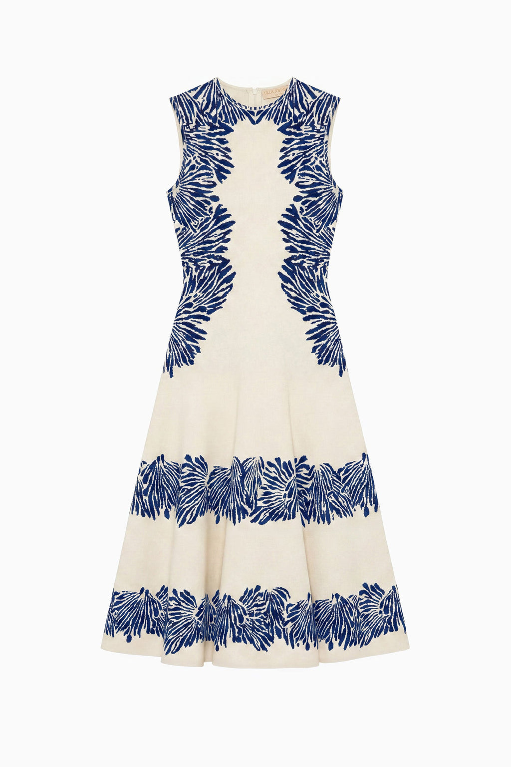 Iona Jacquard Knit Dress - Ocean