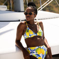 The Positano - High Waist Bikini Bottom