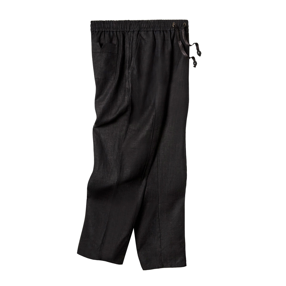 Easy-Going Pants (Black Linen)