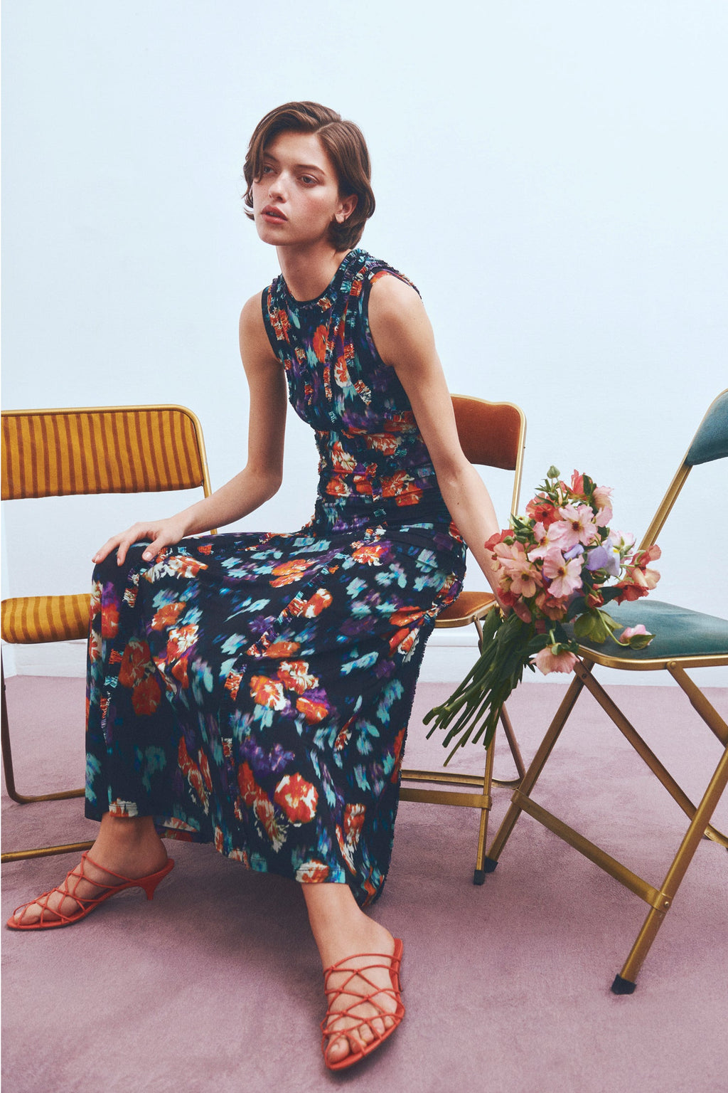Isabelle Jersey Dress - Nocturne