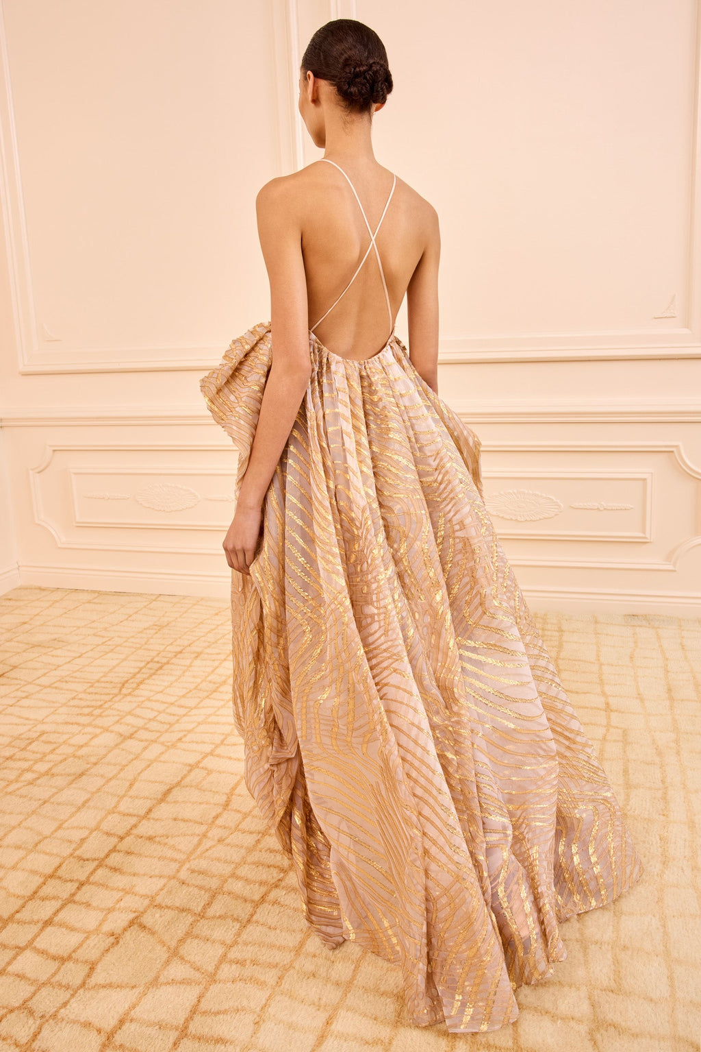 Camelia Gown with Lurex - Nautilis