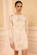 Camie Linen Mini Dress - Ivory