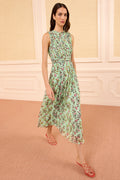 Celestina Silk Dress - Opaline