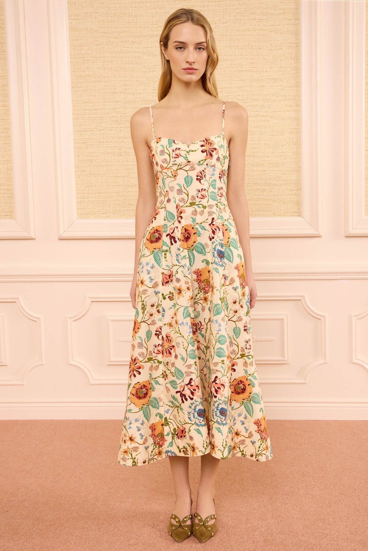 Fiora Cami Cotton Dress - Abalone