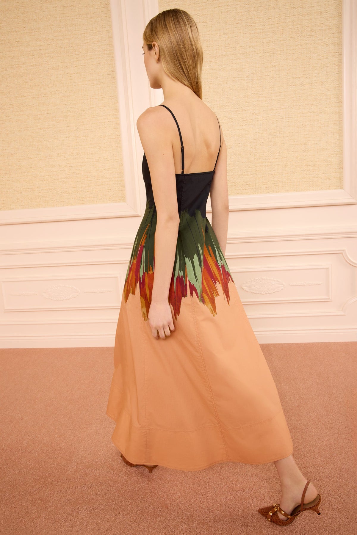 Fiora Cami Cotton Dress - Agate