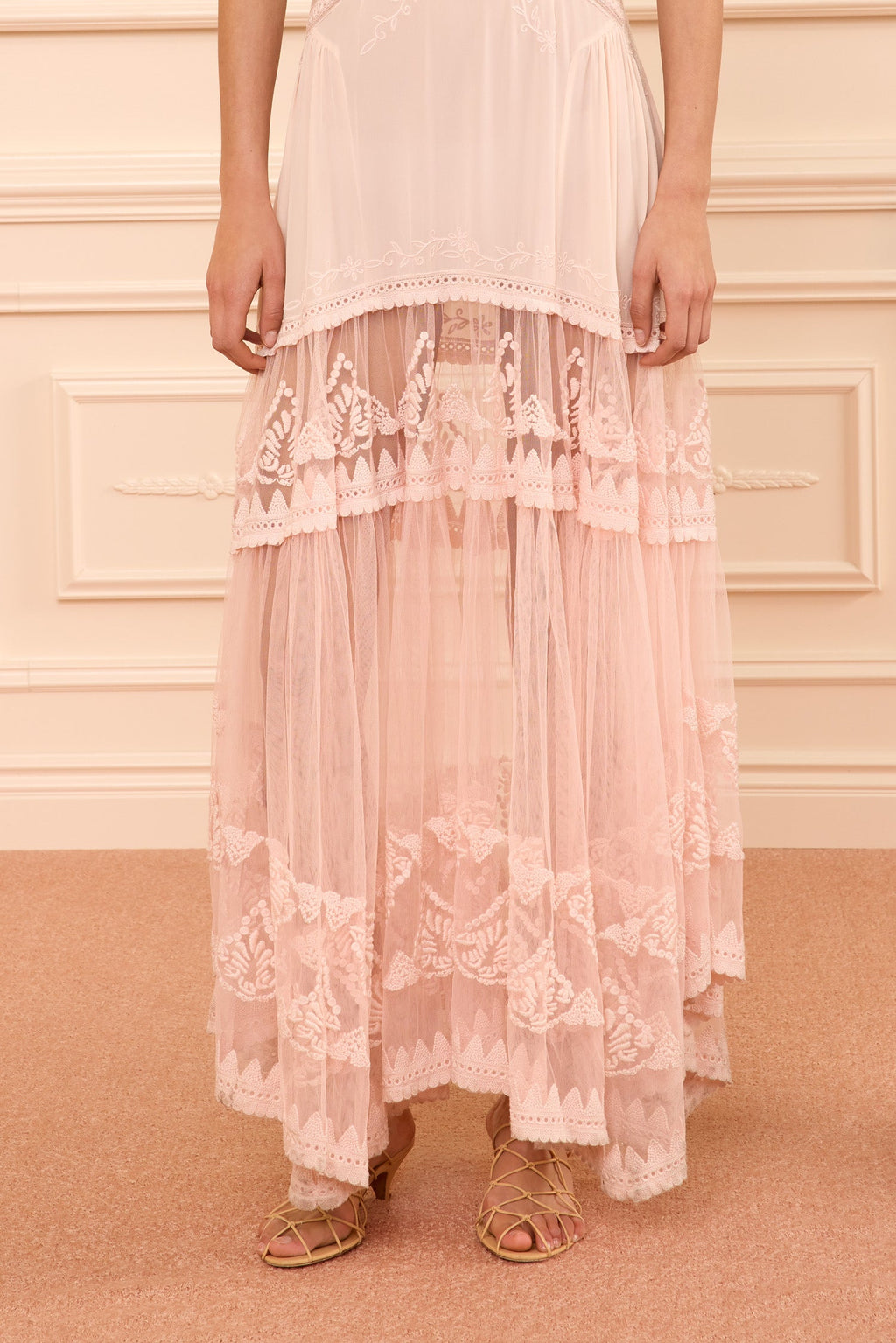 Florence Silk Dress - Blush