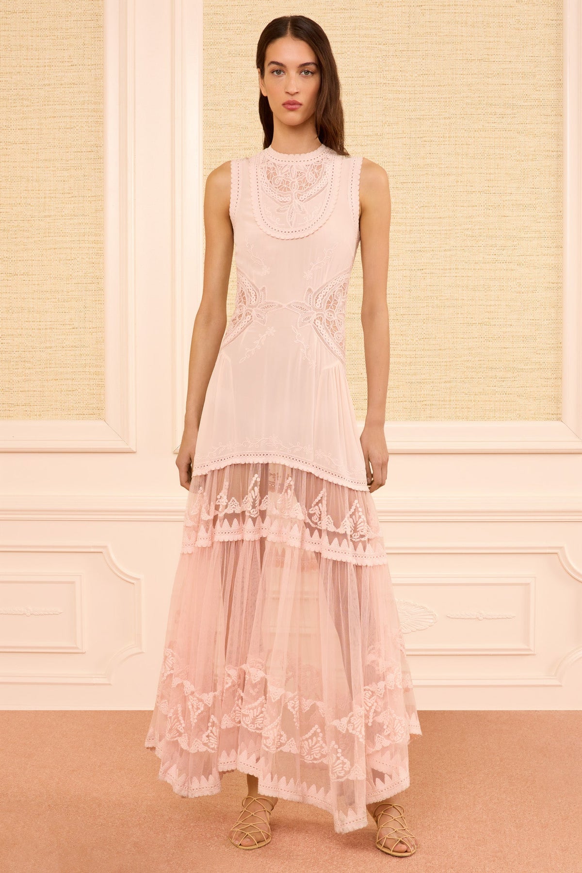 Florence Silk Dress - Blush