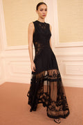 Florence Silk Dress - Noir