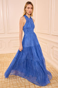 Freesia Gown - Cobalt