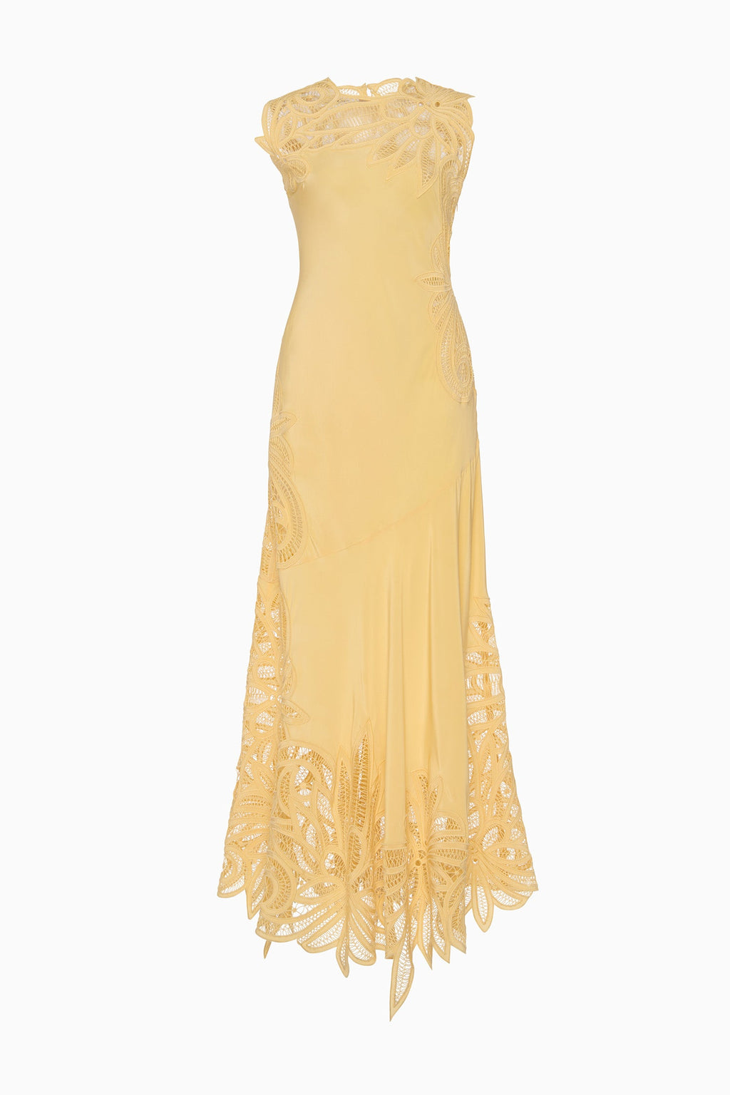 Idra Lace Applique Dress - Dandelion