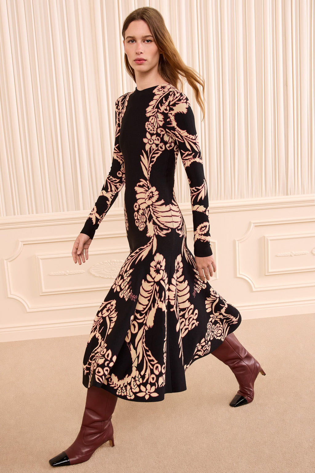 Nerissa Jacquard Dress - Vesper