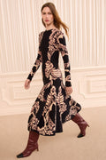 Nerissa Jacquard Dress - Vesper