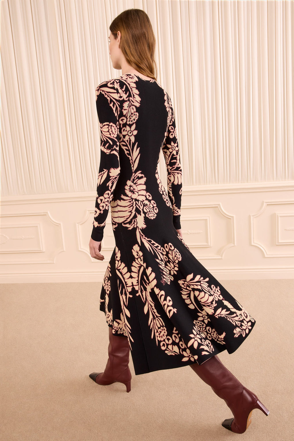 Nerissa Jacquard Dress - Vesper