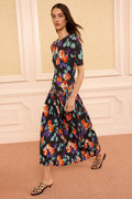Sabine Jersey Dress - Nocturne