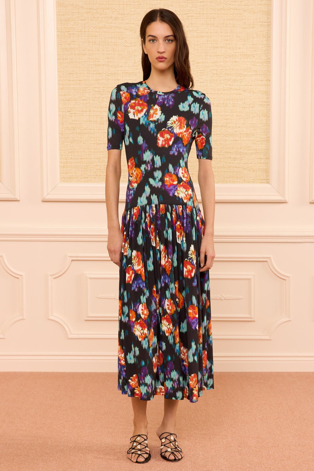 Sabine Jersey Dress - Nocturne