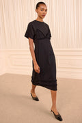 Tallis Cotton Dress - Noir