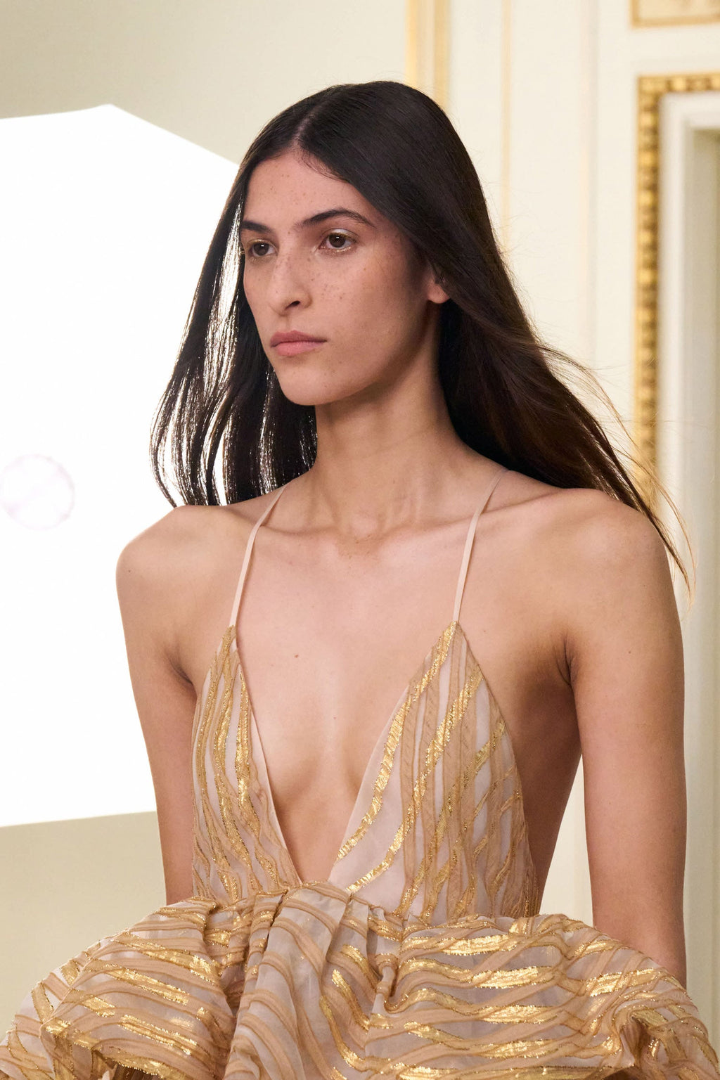 Camelia Gown with Lurex - Nautilis