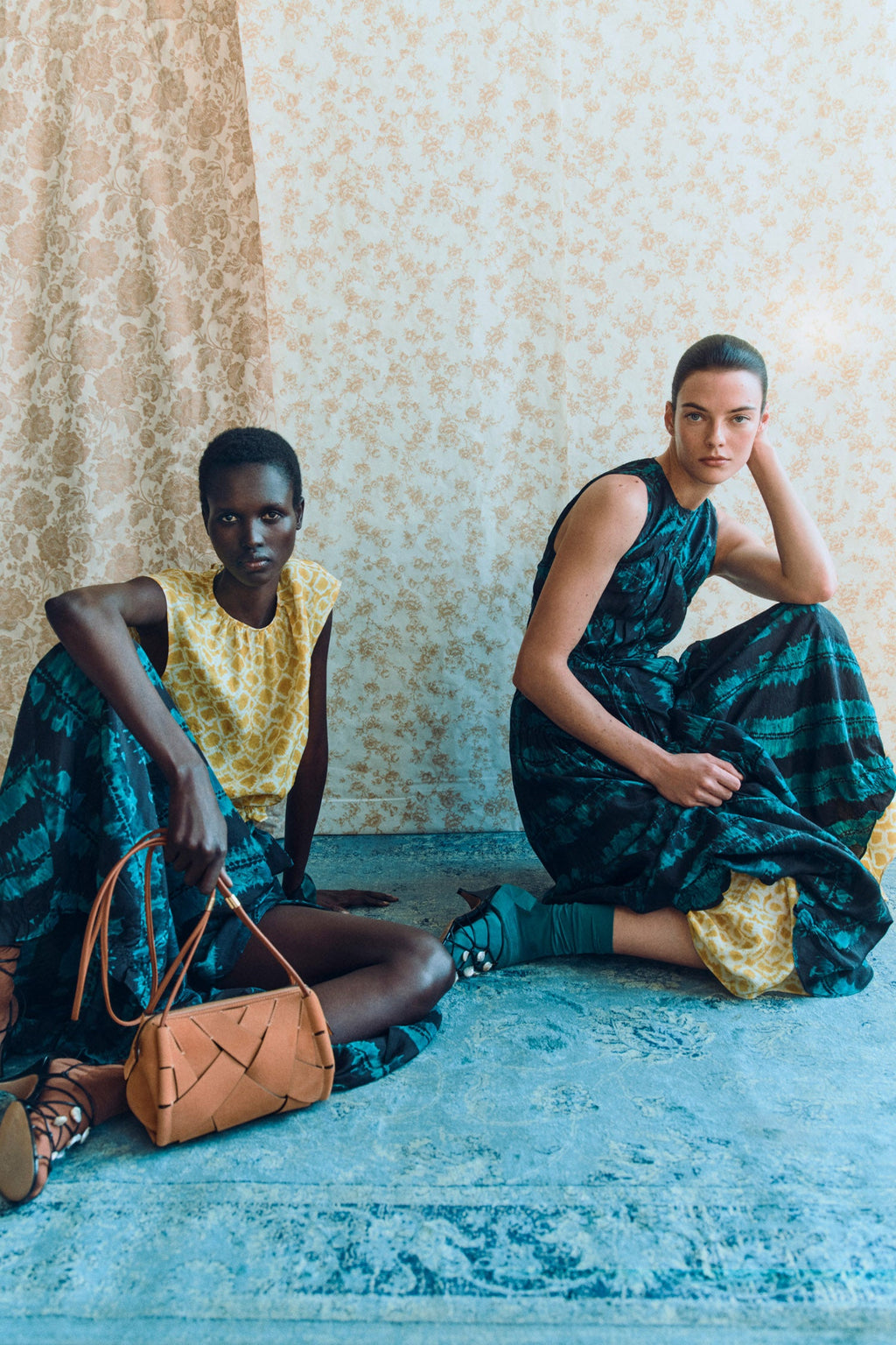 Veda Shibori Dyed Dress - Malachite