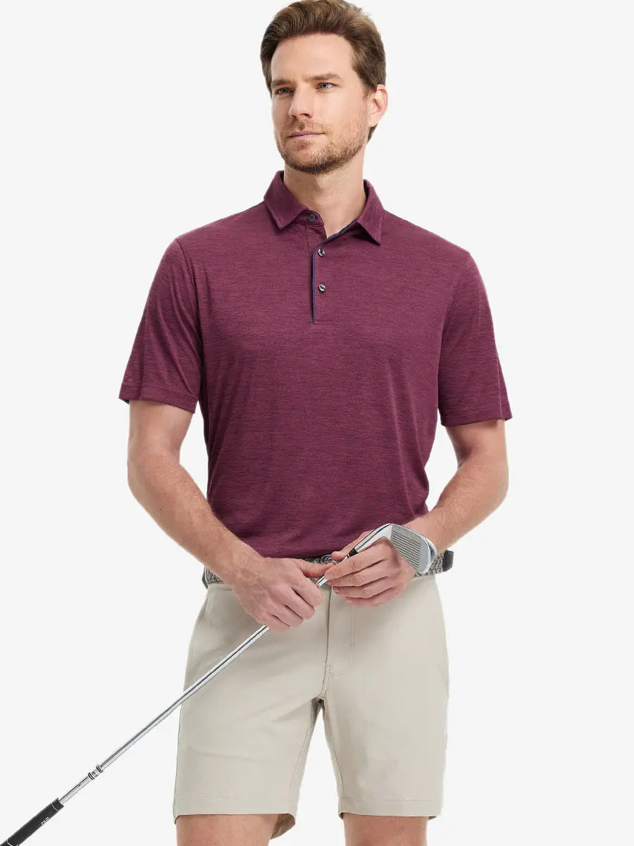 Modern Fit Melange Polo