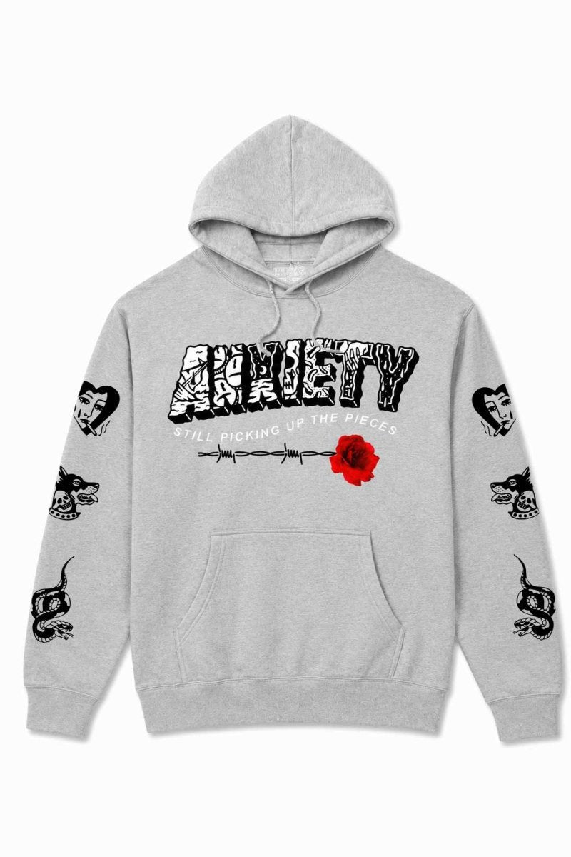 Anxiety Skateboard Inspired Hoodie