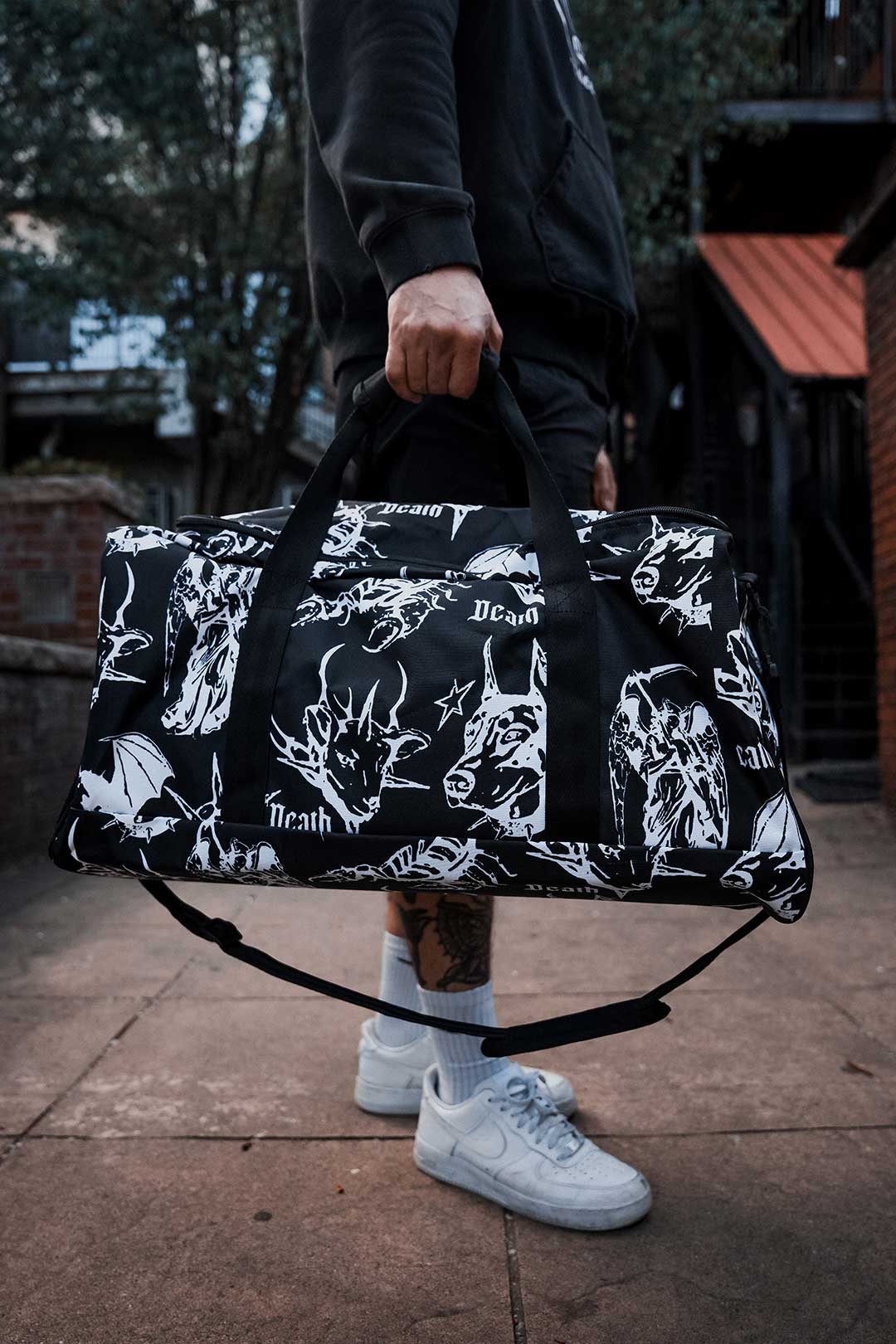Born Dead Tattoo Inspired Duffel Bag