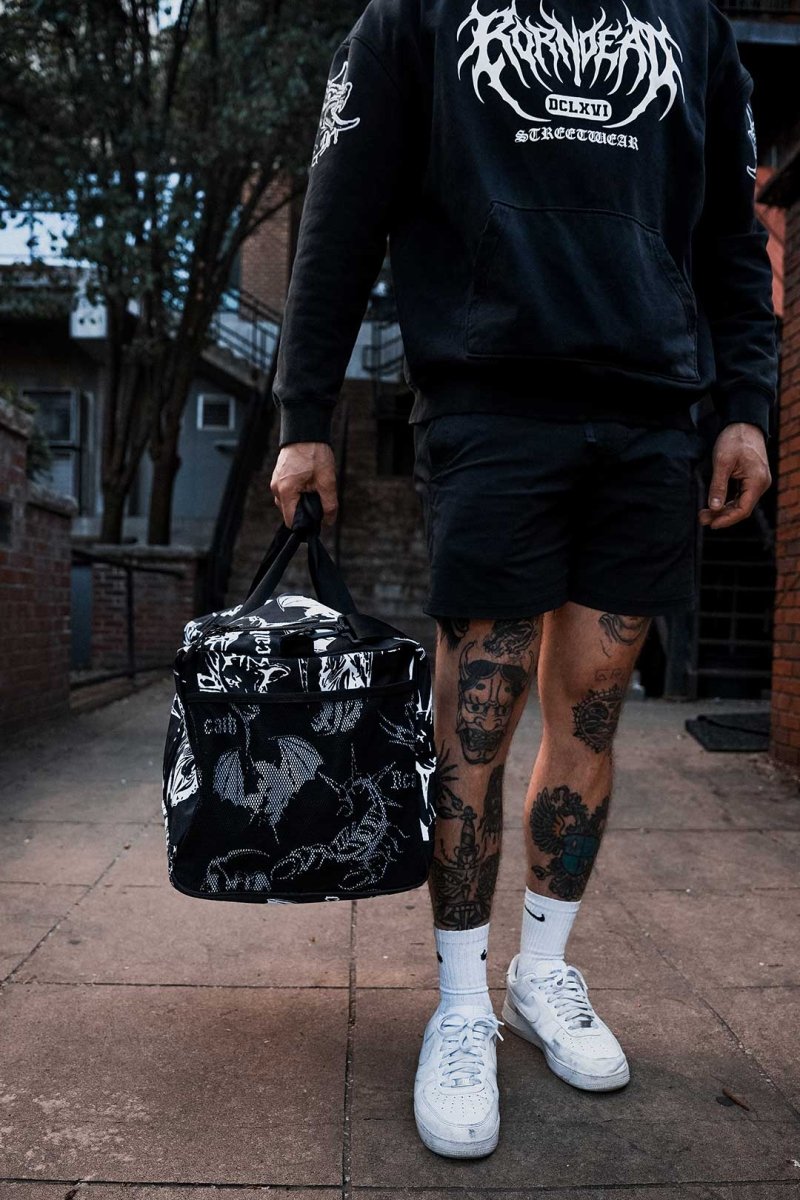 Born Dead Tattoo Inspired Duffel Bag