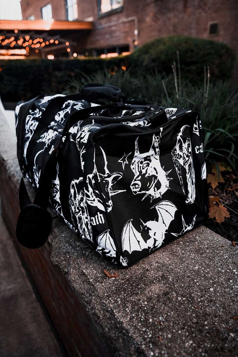 Born Dead Tattoo Inspired Duffel Bag