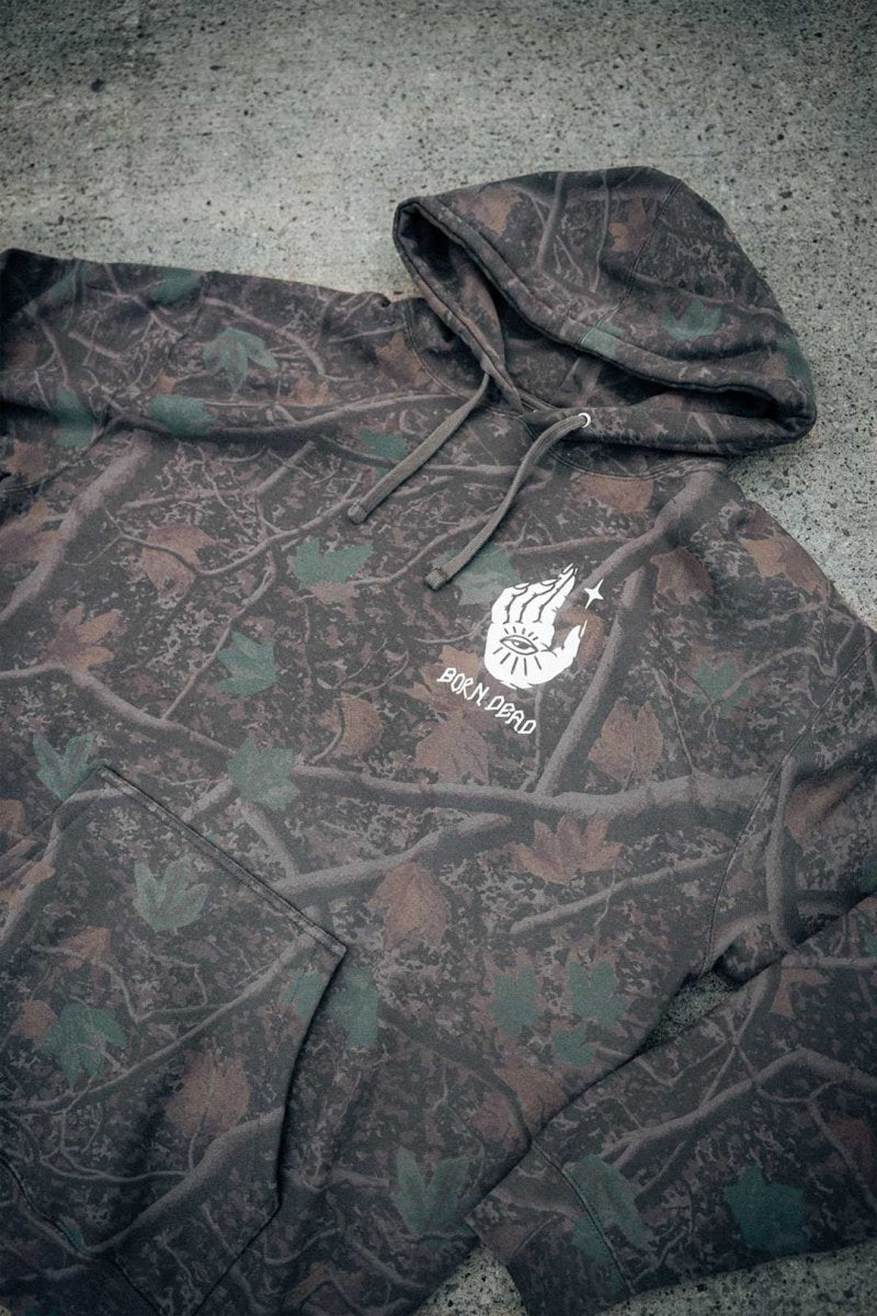 Camo Moth Dust Tattoo Inspired Hoodie