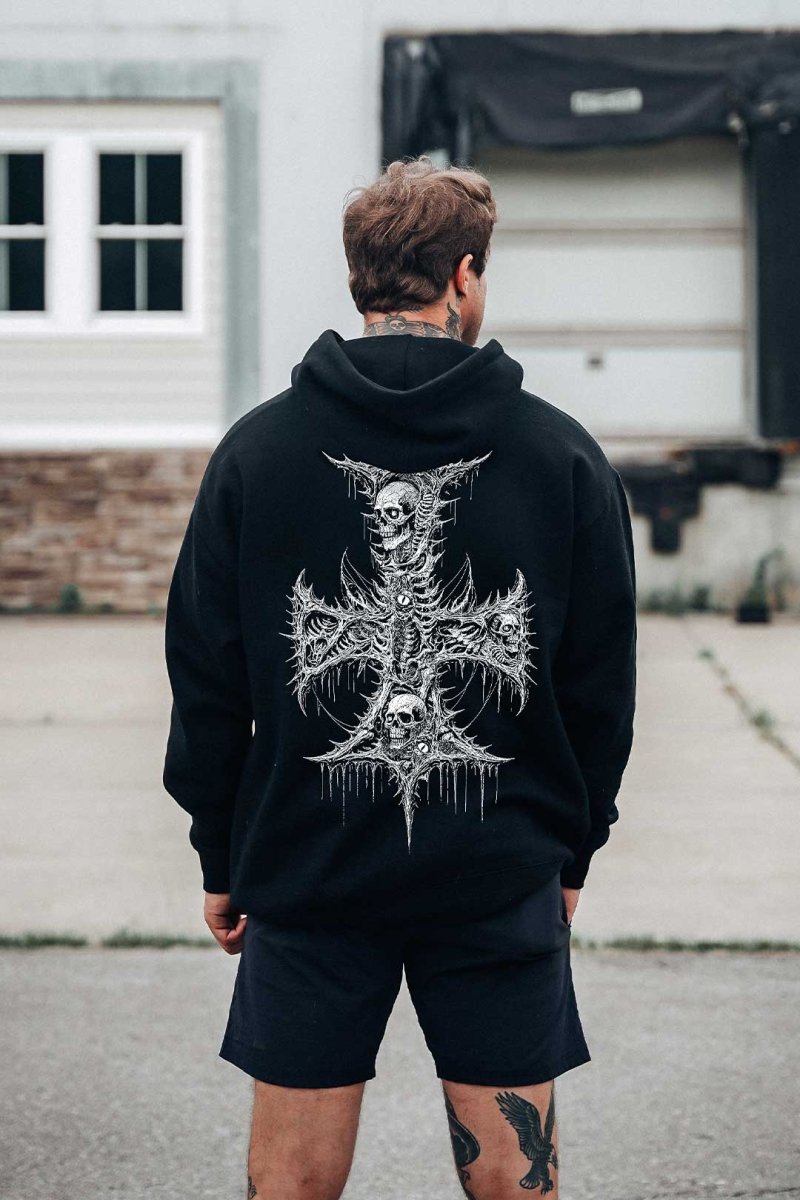 Sacred Cross Deathcore Inspired Hoodie