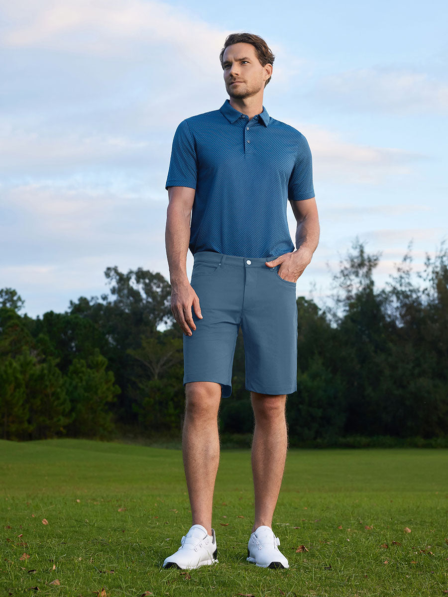4-way Stretch Performance Solid Shorts