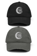 Eye and Moon Distressed Dad Hat
