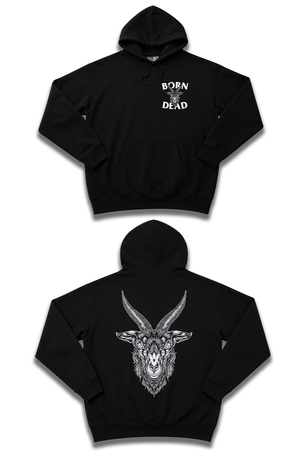Goat Tattoo Inspired Hoodie