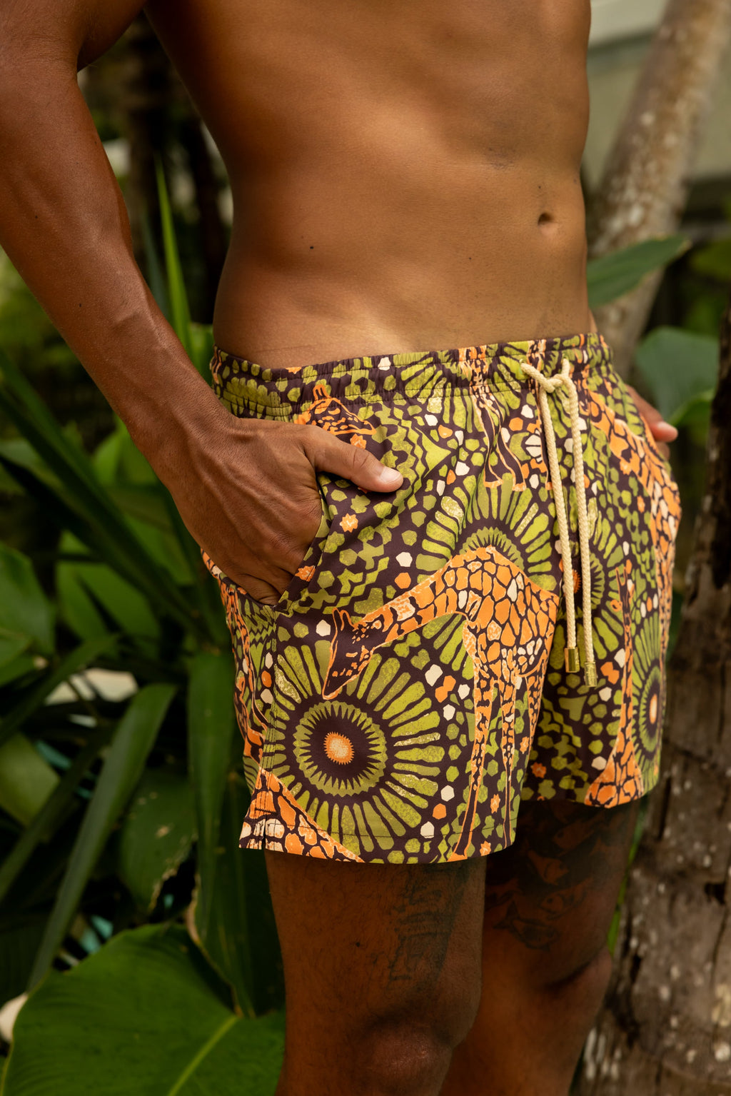 The Africa - Swim Trunks