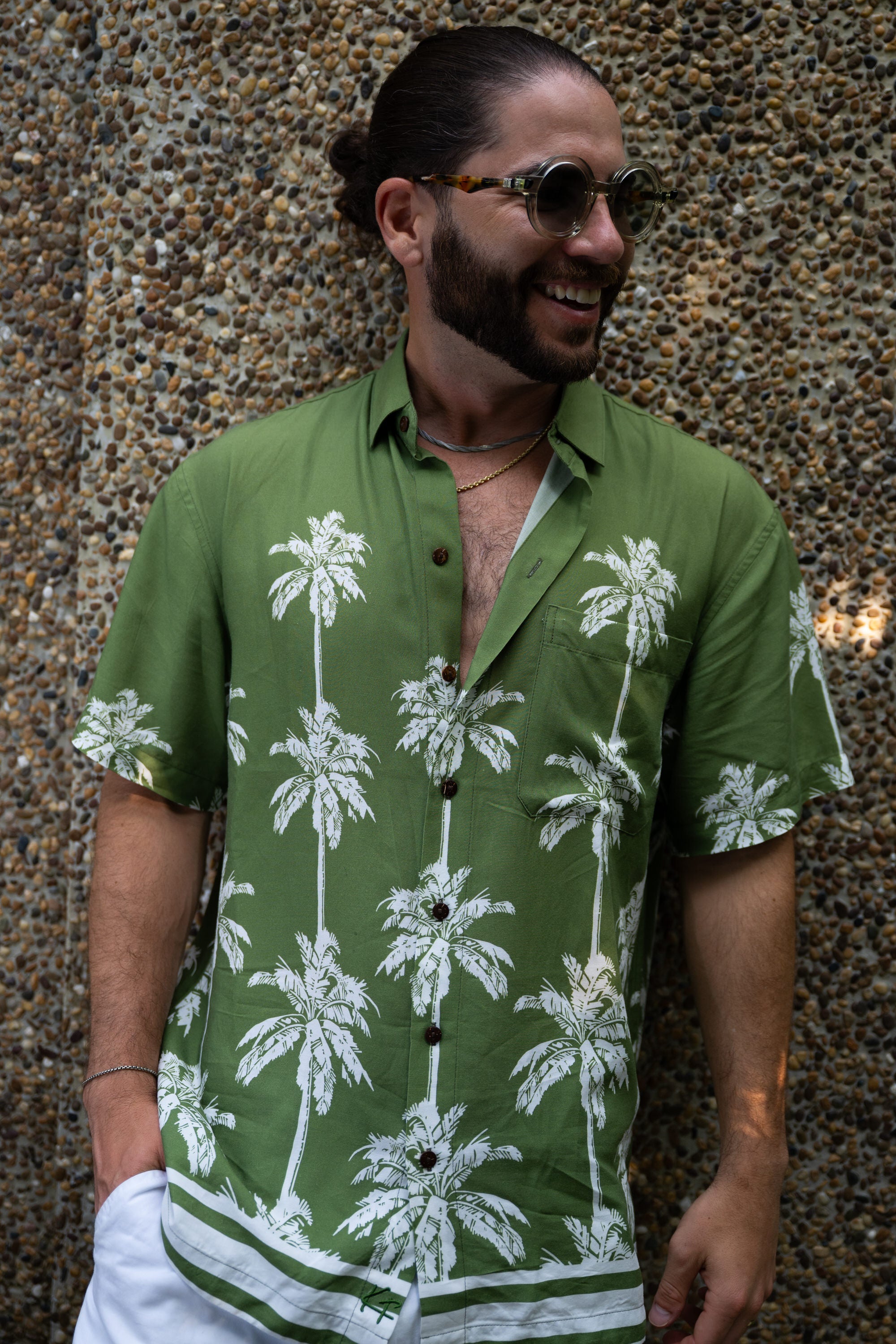 The Bali Palms - Short Sleeve Shirt