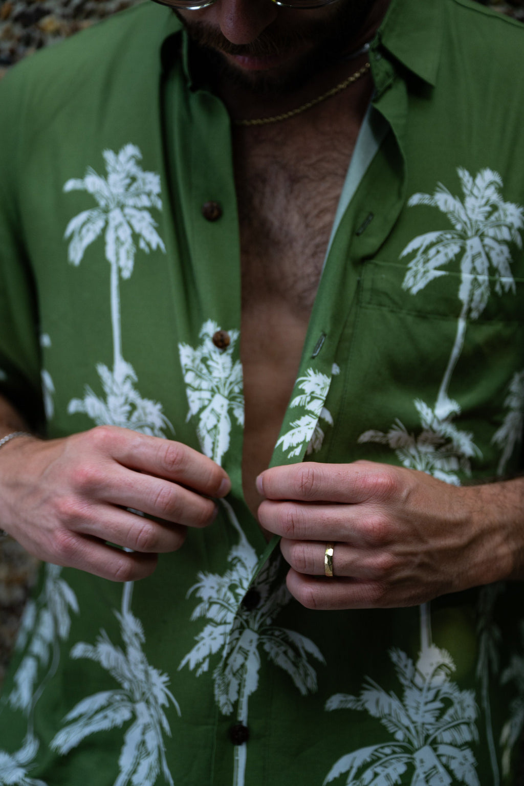The Bali Palms - Short Sleeve Shirt