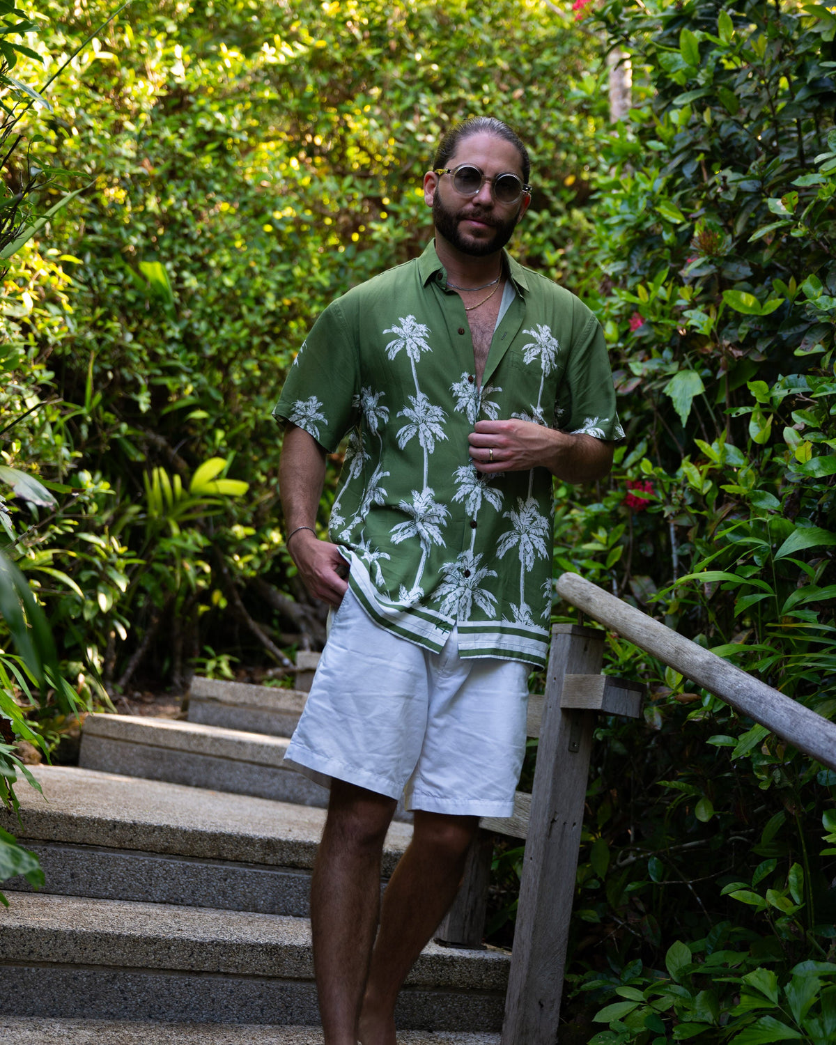 The Bali Palms - Short Sleeve Shirt