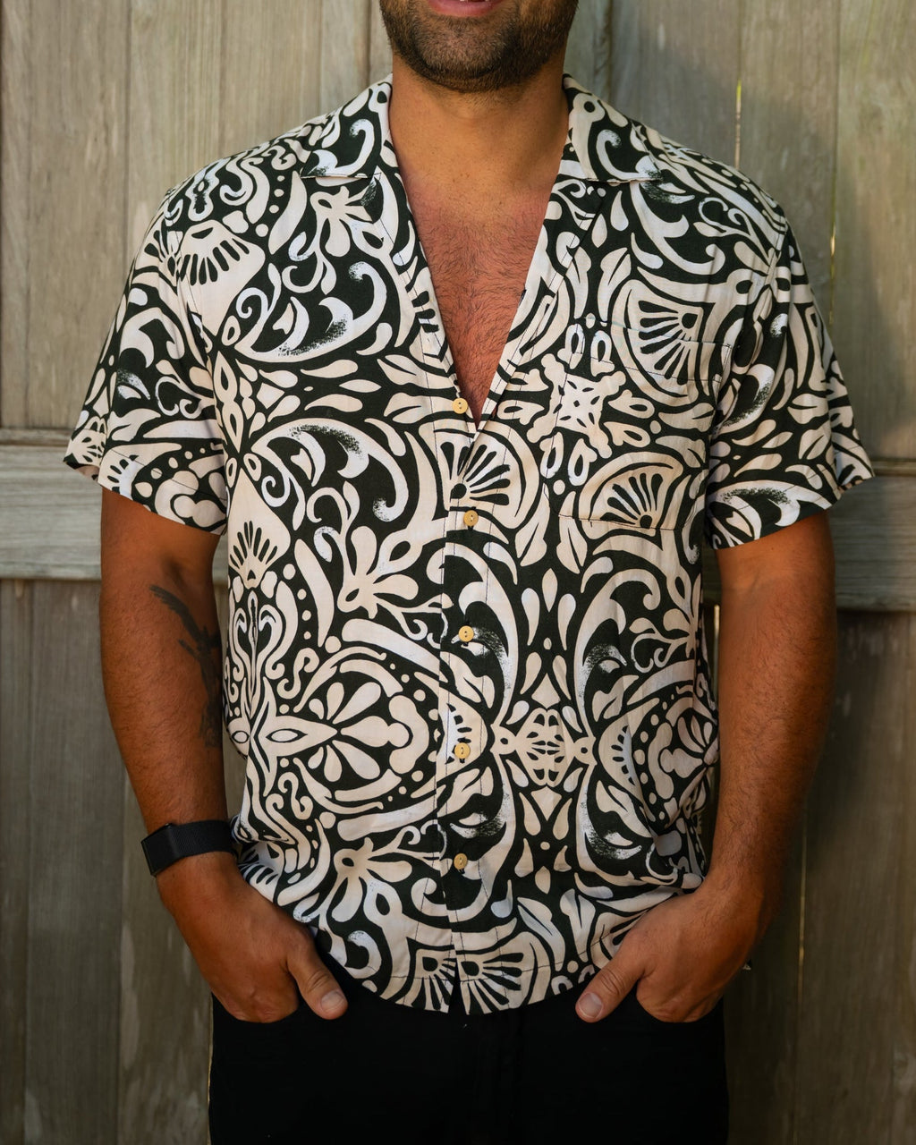 The Mallorca - Camp Collar Short Sleeve Shirt