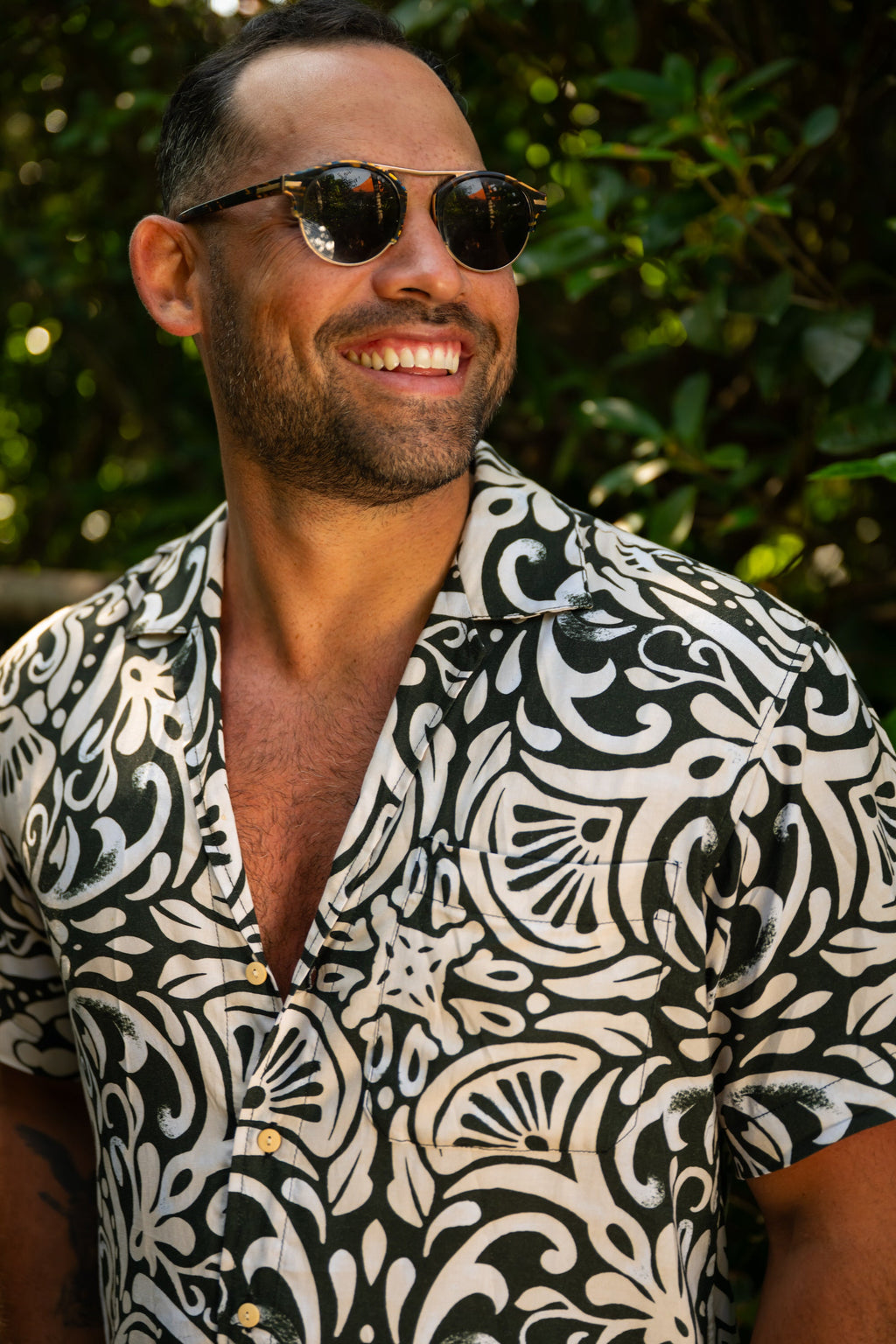 The Mallorca - Camp Collar Short Sleeve Shirt
