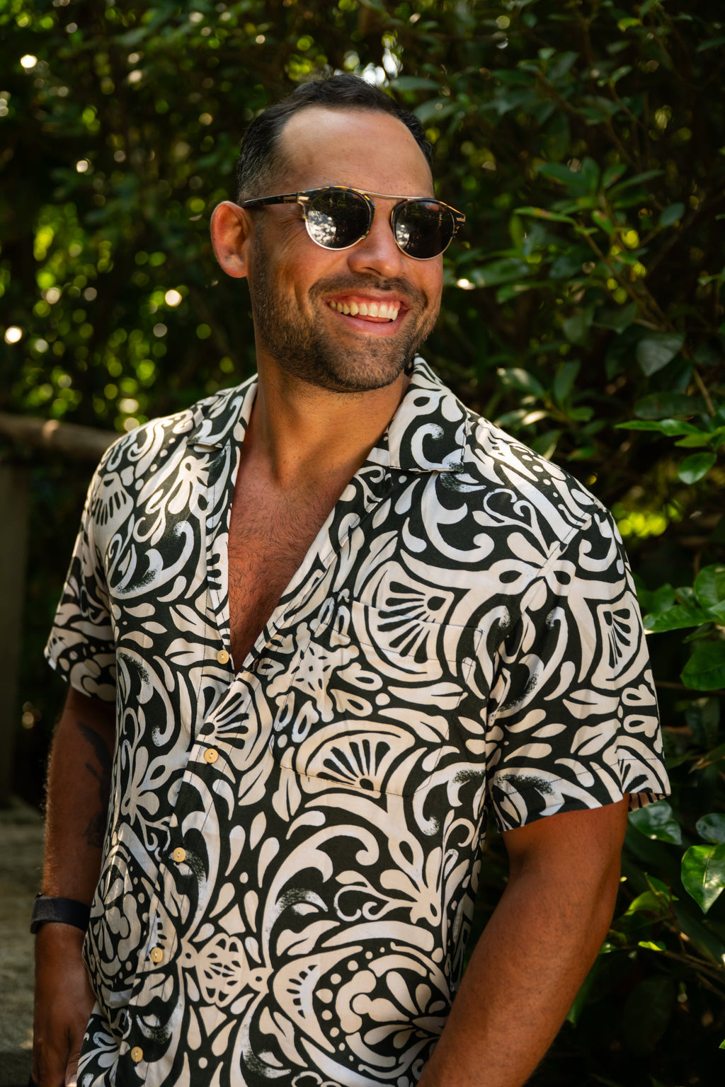 The Mallorca - Camp Collar Short Sleeve Shirt