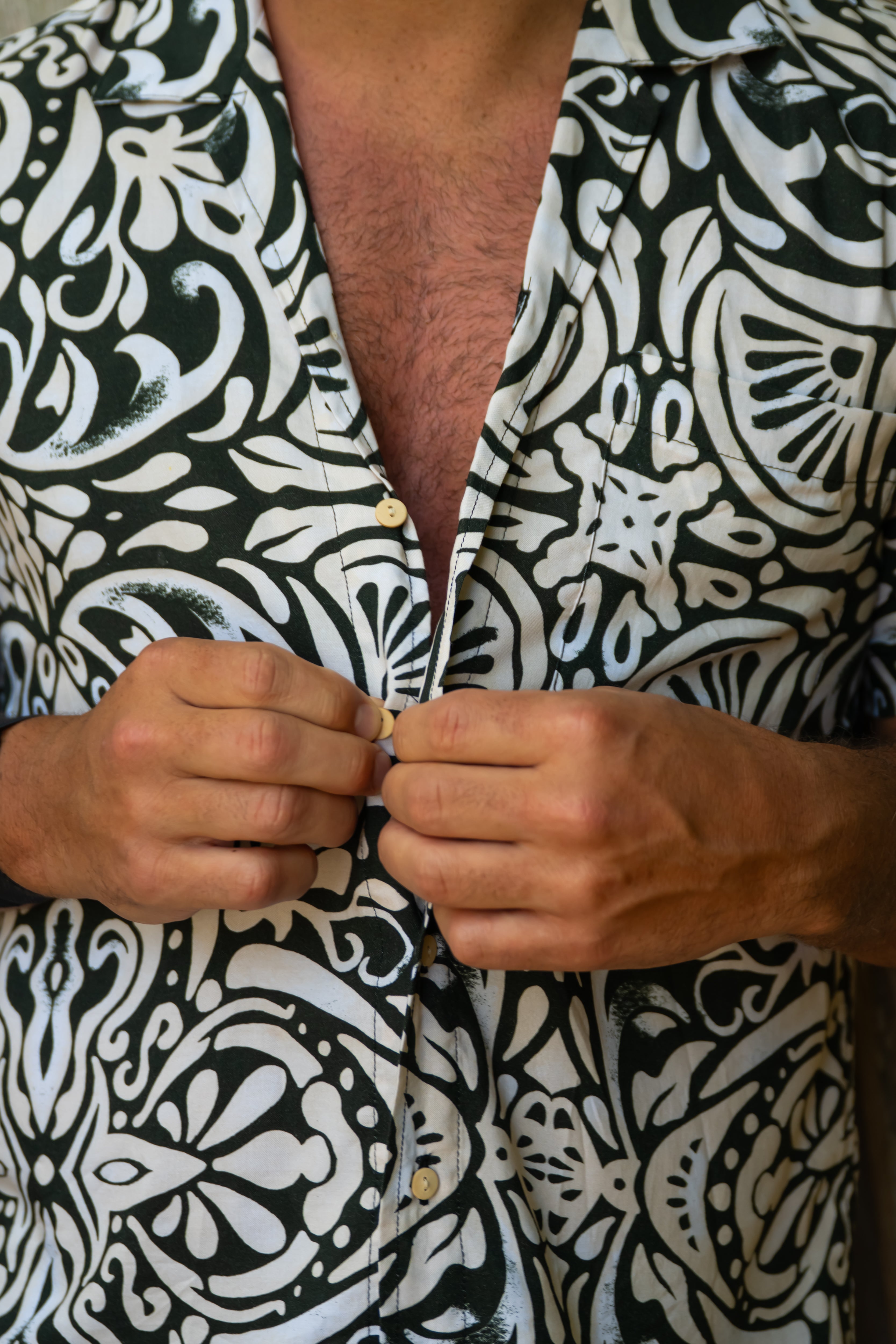 The Mallorca - Camp Collar Short Sleeve Shirt