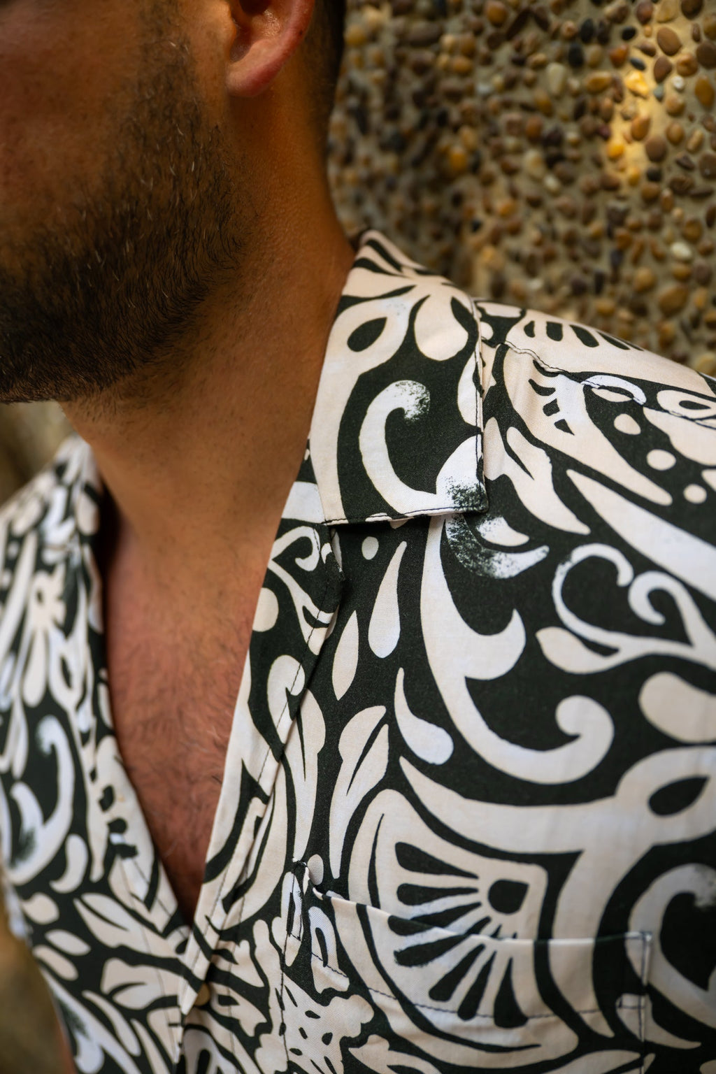 The Mallorca - Camp Collar Short Sleeve Shirt