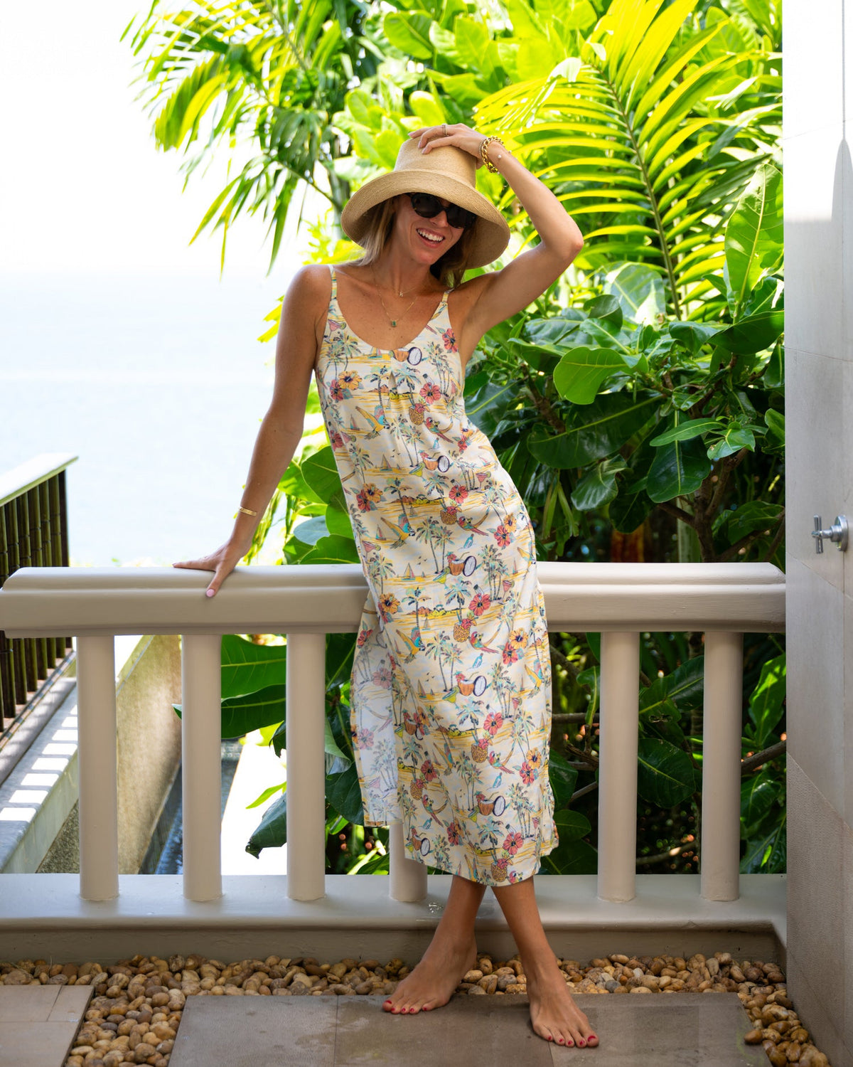 Margaritaville by Kenny Flowers – Wastin' Away Again - Vintage Yellow – Beach Dress