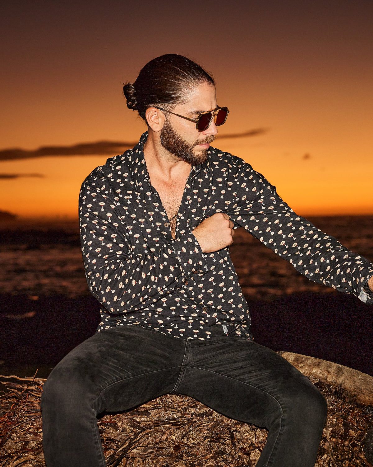 The Buzz Around Town - Long Sleeve Shirt