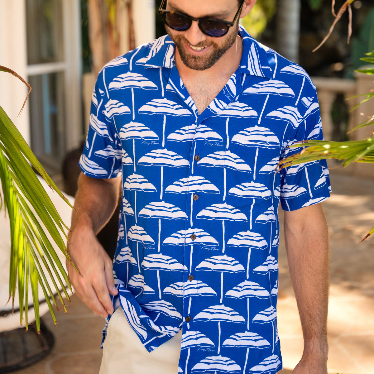 The Fontelinas - Blue Short Sleeve Shirt