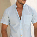 The Maldives - Short Sleeve Slim Fit Cotton Shirt